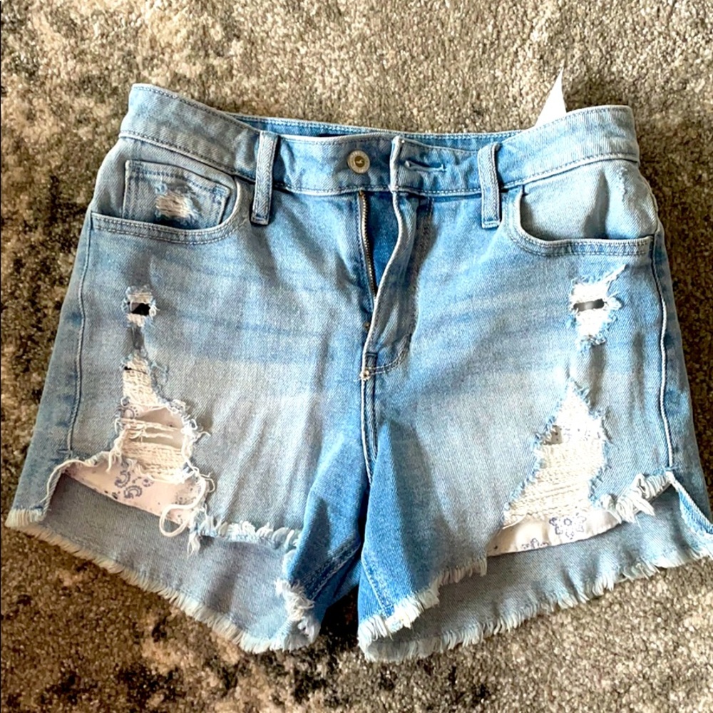 High Rise jean shorts!